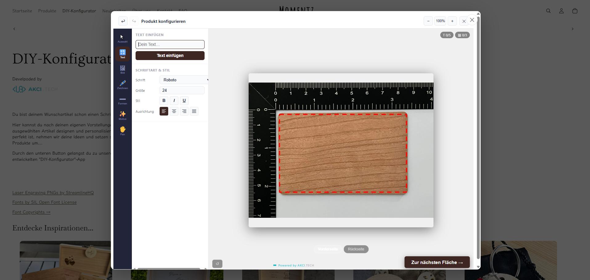 DIY-Konfigurator Screenshot 3