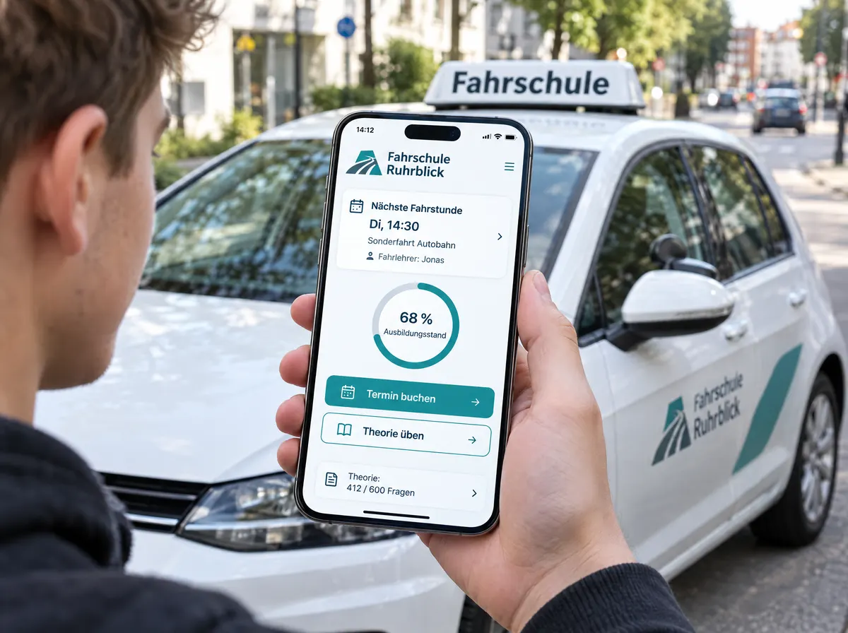 Fahrschulen — digital organisiert.