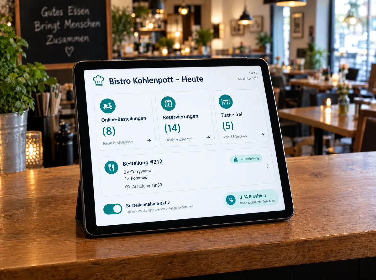 Gastronomie — digital organisiert.
