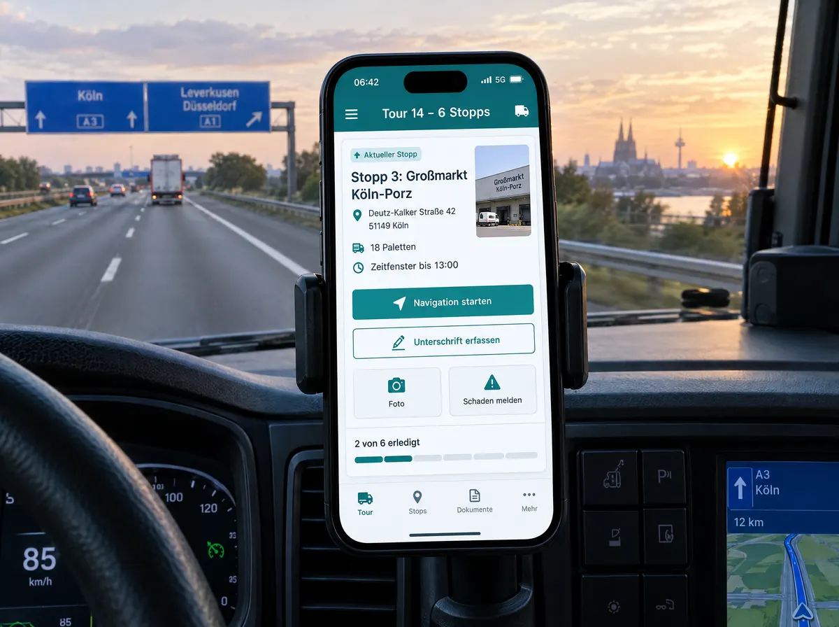Transport & Logistik — digital organisiert.