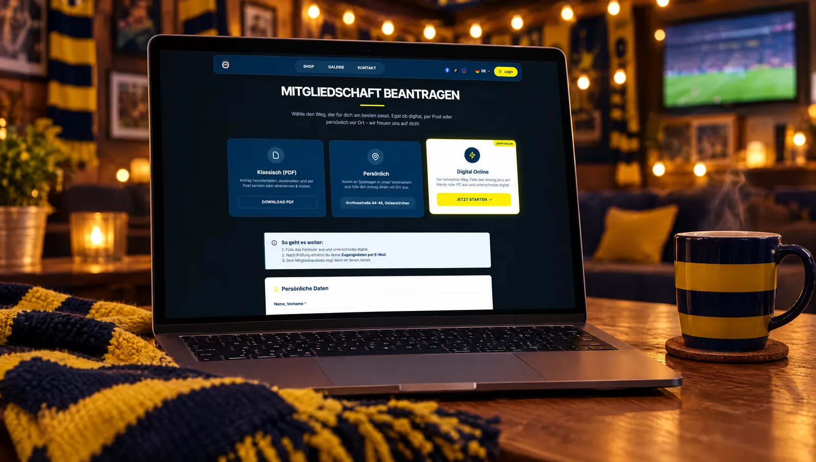 Fenerbahçeliler Derneği Gelsenkirchen — Vereinsplattform & Mitglieder-App